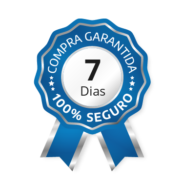 Selo de garantia de 7 dias.